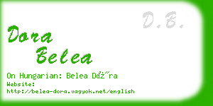 dora belea business card